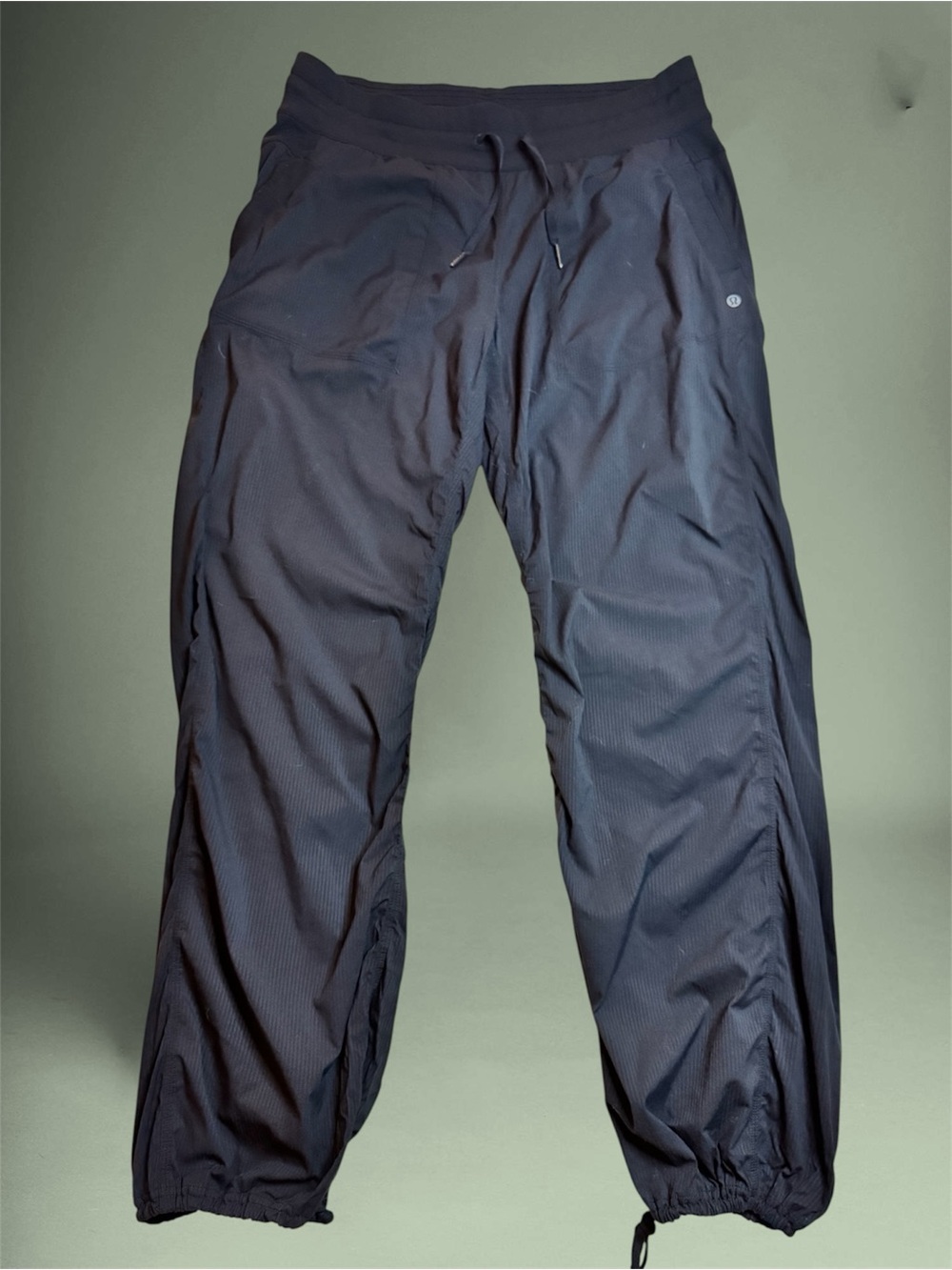 lululemon athletica Black Studio Unlined sz 12 Women's Drawstring Track Joggers